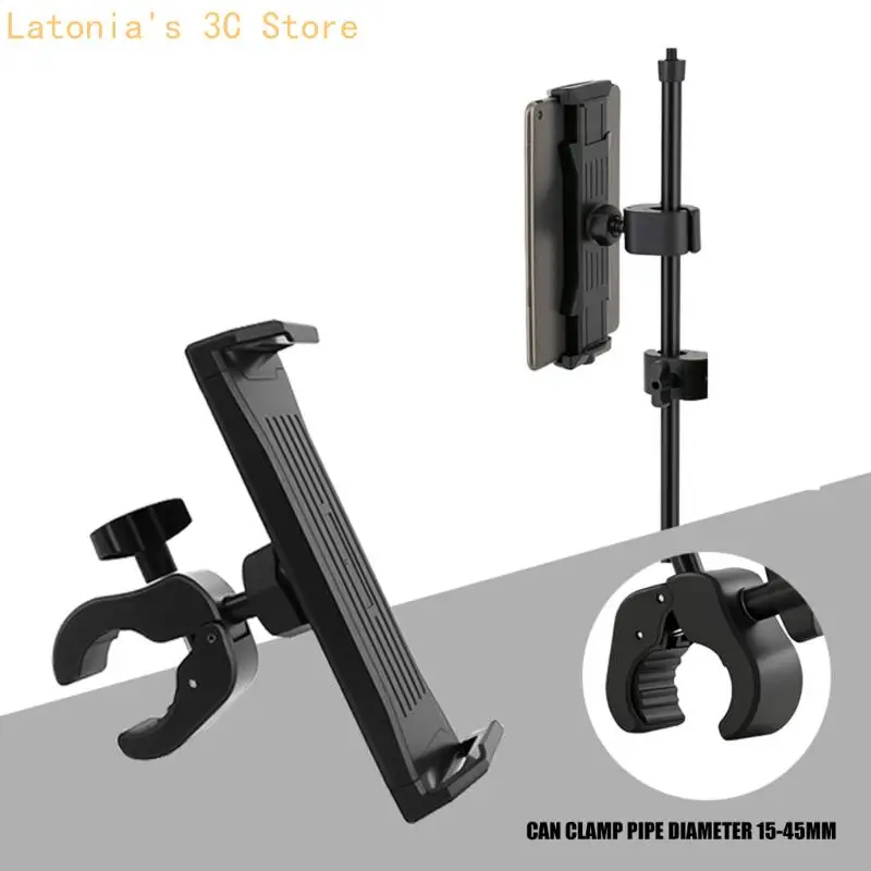 360 Grad drehbare Laufband-Fahrrad-Tablet-Halterung für Fahrräder für 5 bis 13-Zoll-Tablets mit einstellbarer Betrachtung X3UB – Detail 4