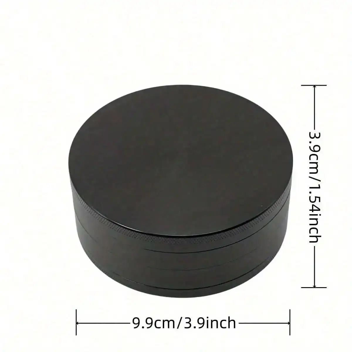4-Layer 3.9 inch Metal Herb Grinder Large Manual Spice Mill Pepper Salt Crusher Mortar Raw Grass Grinder
