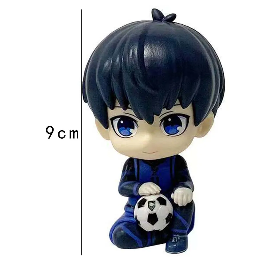 BLUE LOCK Actiefiguren Isagi Yoichi Bachira Meguru Anime Figuur Q Versie Beeldje PVC Collectible Model Kinderen Pop Speelgoed Geschenken