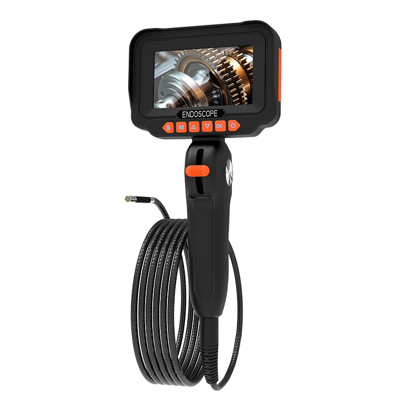 2MP 1080P 4.3Inch IPS Screen 6mm 360Degree Articulate Rotation Steering Industrial Endoscope Inspection Microscope Camera