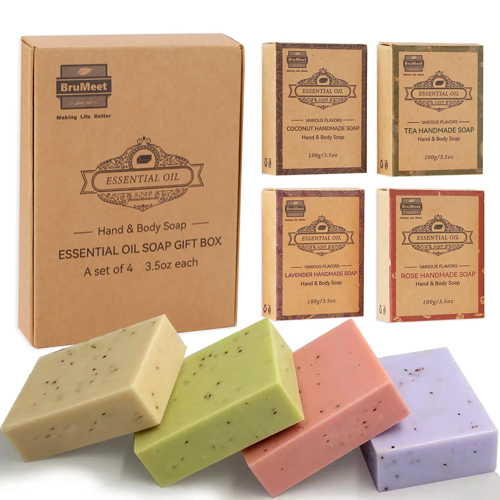 Plant Essential Oil Handmade Soap