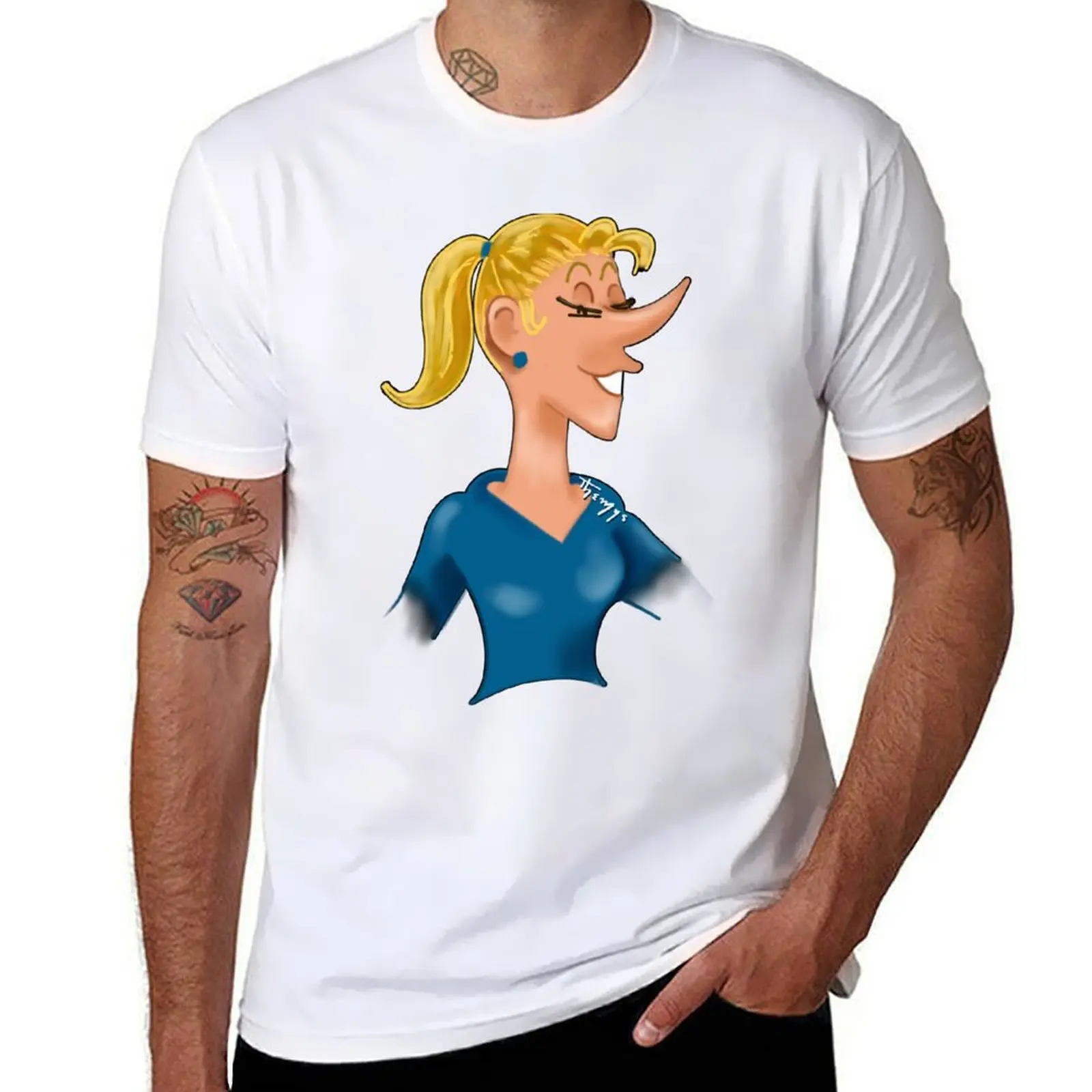 Dorothée Color T-Shirt funny t shirts dark humor t shirts for man graphic vintage T-Shirt