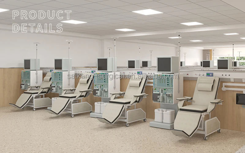 SKE-135 Factory Hospital Transfusion Blood Donor 2 Function Electric Dialysis Chair EN60601 Certified 2-Year Warranty