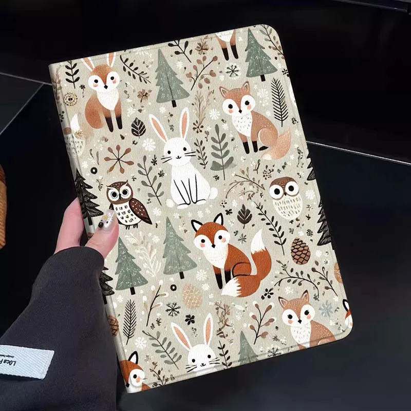 

Cartoon Forest Animal Pattern Gift Tablet Case For Huawei Honor MatePad MediaPad Air 5 6 7 11 V6 V7 V8 V9 X9 X8 T10 T10s C5e T5