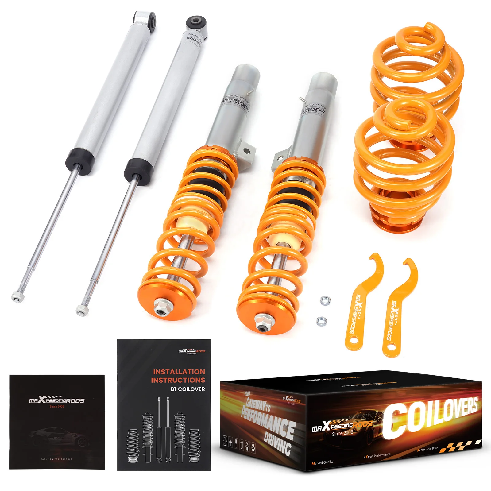 

Street Coilovers for BMW 3 Series E46 Touring Estate 2WD 1999-2005 2000 2001