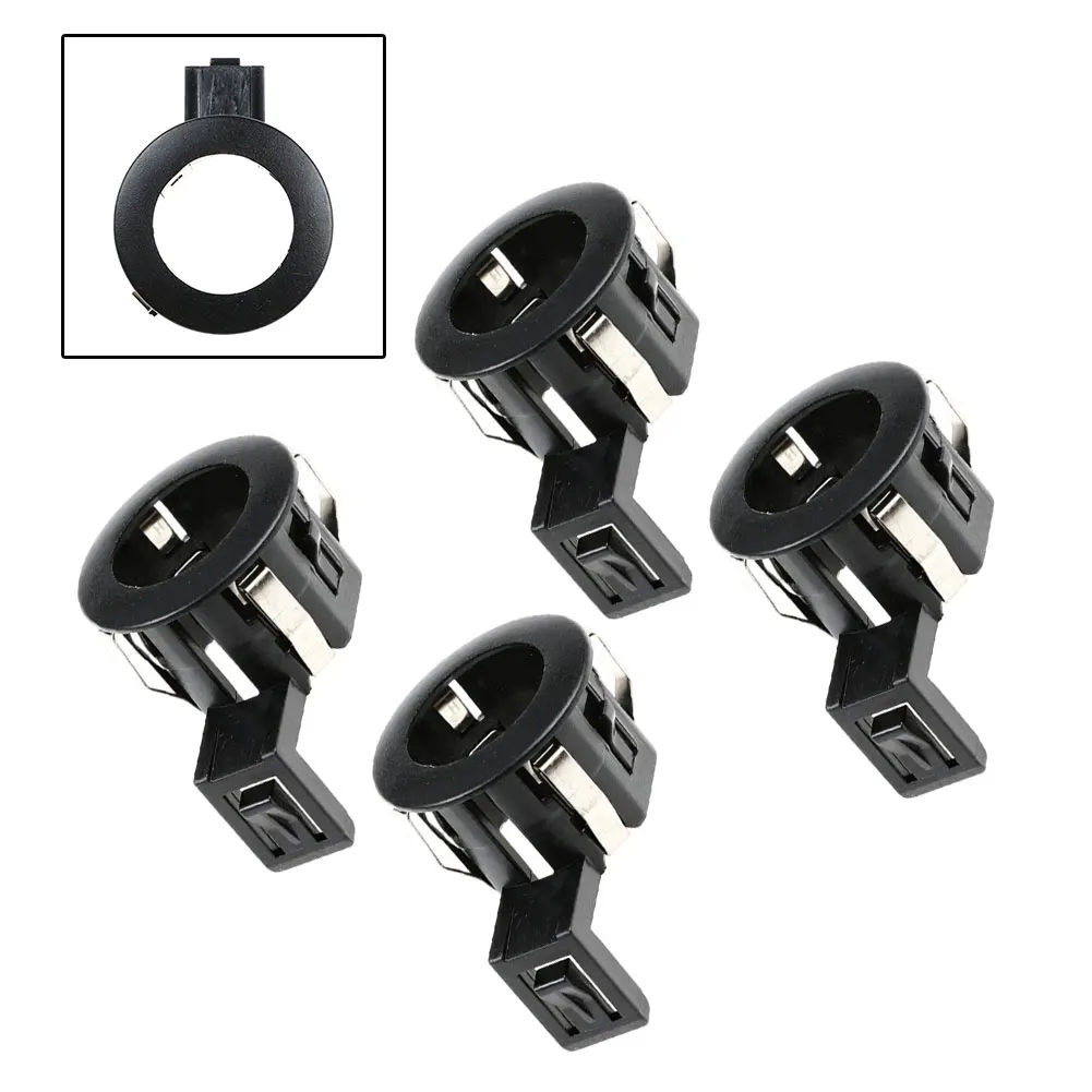 4pcs ABS Parking Assist Sensor Retainer for Toyota For Tundra 2007-2013 4.0L V6 and 4.6L 4.7L 5.7L V8 Engine Years Silver