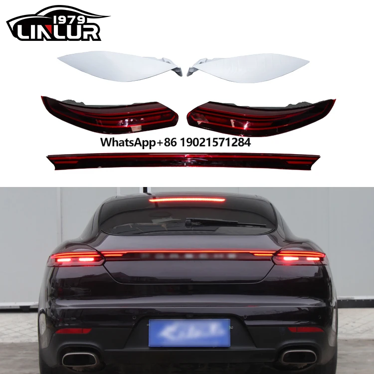 [1979ll] Car rear lights 2009-2016 970 tail lights upgrade to 971 Style LED taillights for Porsche panamera 970 970.1 970.2