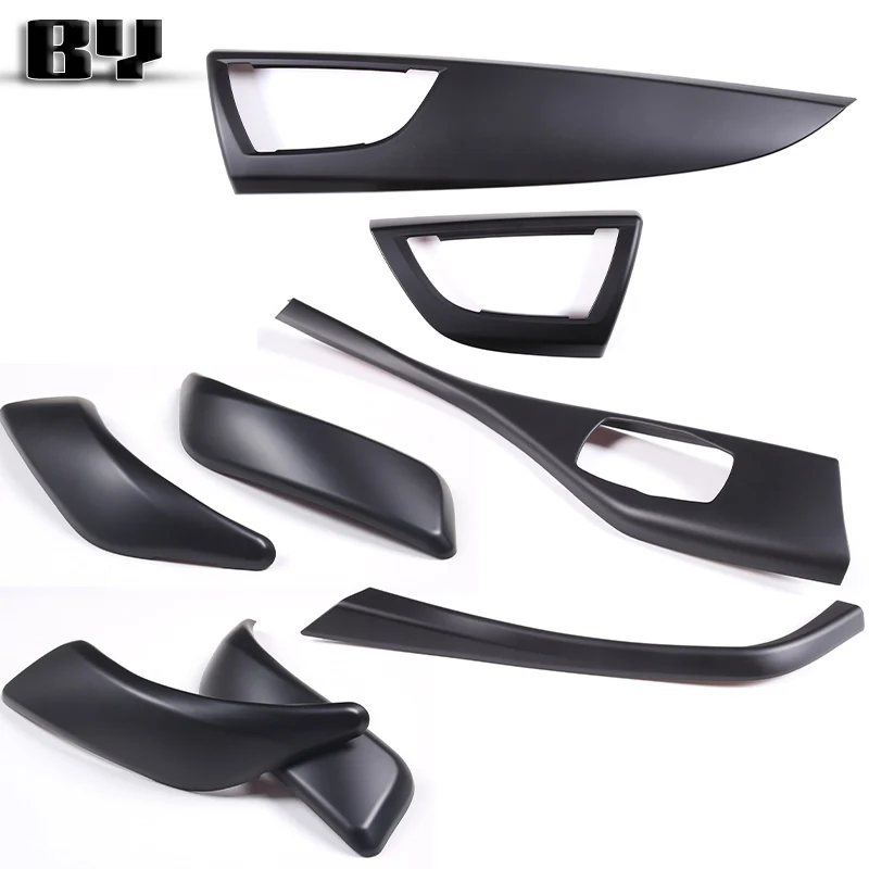 Matte black Car Center Control Interior Decoration Sticker For BMW 1 2 Series F20 F21 F22 F23 2012-2018 LHD Car Accessories