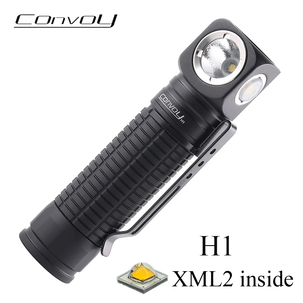 Convoy H1 XML2 Flashlight Led Headlight 18650 Lanterna Head Lamp High Powerful Torch Fishing Camping Light