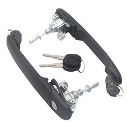 Manija de puerta delantera izquierda y derecha, accesorio para POLO 6N 6N1 6N2 SHARAN SEAT ALHAMBRA GALAXY, 6N0837207C/D, 2 piezas