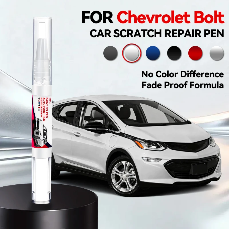 

Карандаш для ремонта краски Chevrolet Bolt, средство для удаления царапин, аксессуары для авто, черный, белый, серебристый, красный, коричневый, серый цвета.
