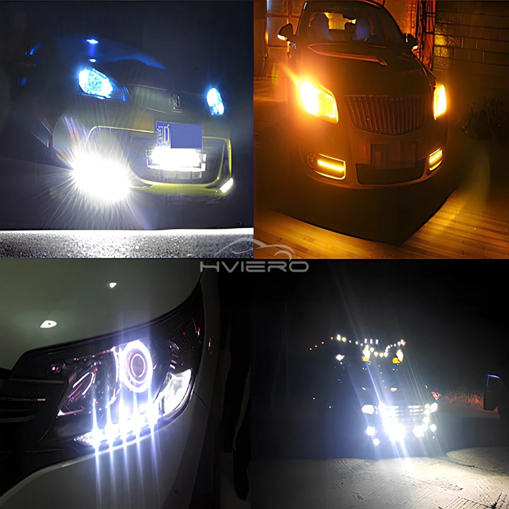 1/2/4/10X 23mm 4014 Car 12Led Eagle Eye Turn Signal DayTime Running Light Spot Lamp Backup Motor Parking DayLamp DRL Waterproof