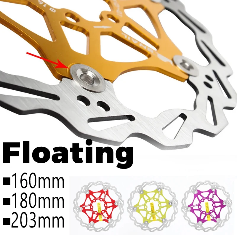 

Тормозной диск 160 мм, 180 мм, 6 винтов, плавающий диск Mtb, ротор 203 мм, охлажденные тормозные диски, 6 болтов, пара дисков для Shimano