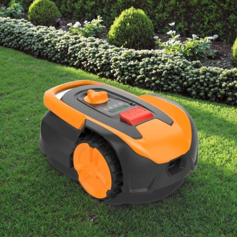 

Battery Robot Lawn Mower Smart APP Control Handles 15 Slopes Rainproof Low Noise for Residential Lawns