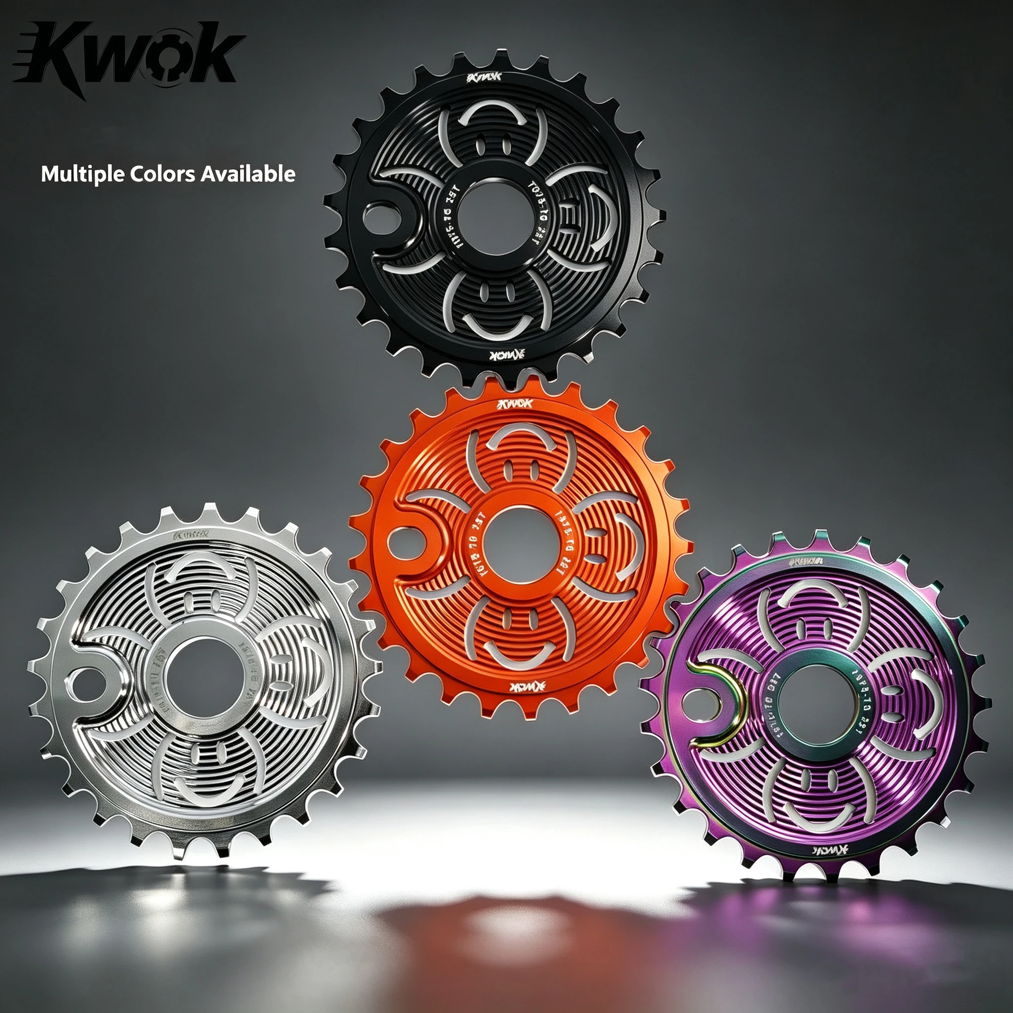 BMX Sprocket BMX Chainwheel 1/2"*1/8" 25T Lightweight Aluminum Alloy 7075 CNC Bicycle Racing Performance Bike Chainring Parts - view 2