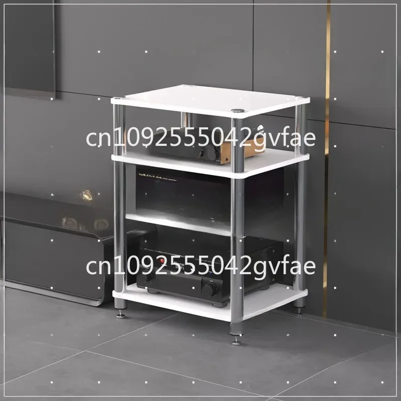 DK-02 HIFI Amplifier Cabinet, Audio Cabinet, AV Equipment Rack, TV Cabinet Column Available in Black, White, and Silver