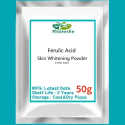 High Quality 50-1000g 100% Pure Ferulic Acid Powder For Skin Whitening Cosmetics Material