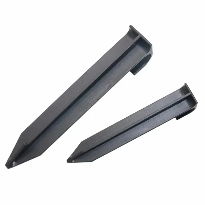 20pcs t-shaped dn16mm dn20mm pvc pipe ground stake garden lawn agriculture irrigation system pe pipe holder hose bracket black