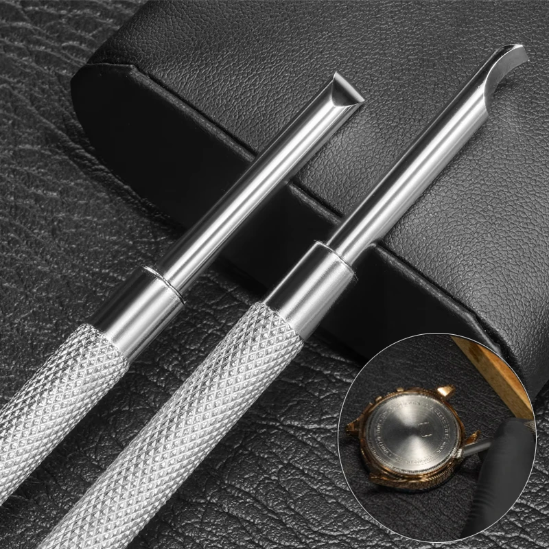 2 Pack Stainless 4mm Watch Hand Remover Tools Levers With Flat Blade Watch Needle Lifting Tool for Watchmaker Prying Knife Tools