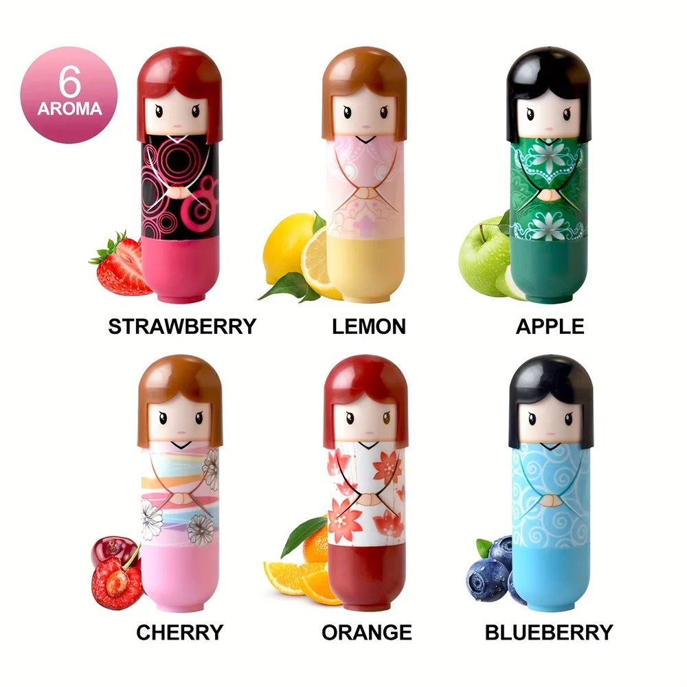 24PCS Leuke Kimono Pop Lippenbalsem Lip Primer Hydraterende Langdurige Lippenbalsem Lippen Zorg Make-Up Meisje Feestartikelen