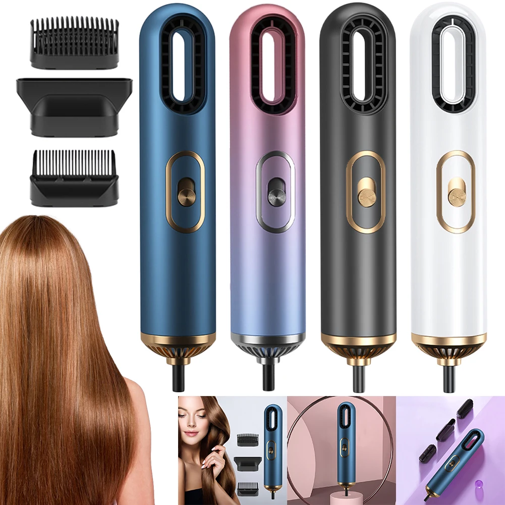 Mini Hair Dryer Anion Blow Dryer Multifunction Strong Wind Hair Blower 3 Gear Auto Off Personal Care Appliances