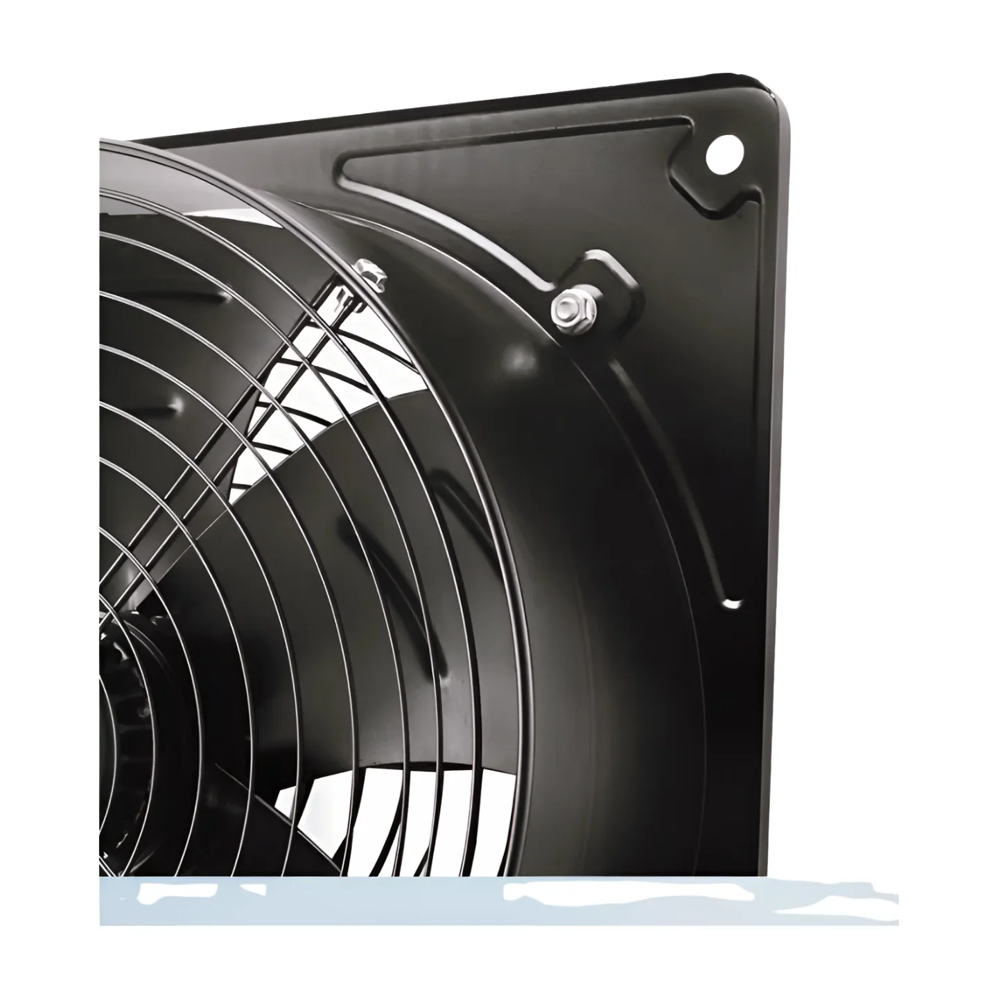 series grille exhaust axial flow fan square wall axial flow fan with external motor