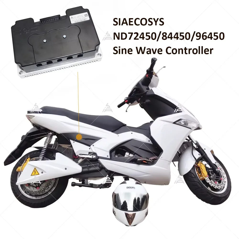 US Warehouse Fardriver Controller ND72450 Programmable Sine Wave Electric Scooter Motorcycle Controller 72V for BLDC Motor