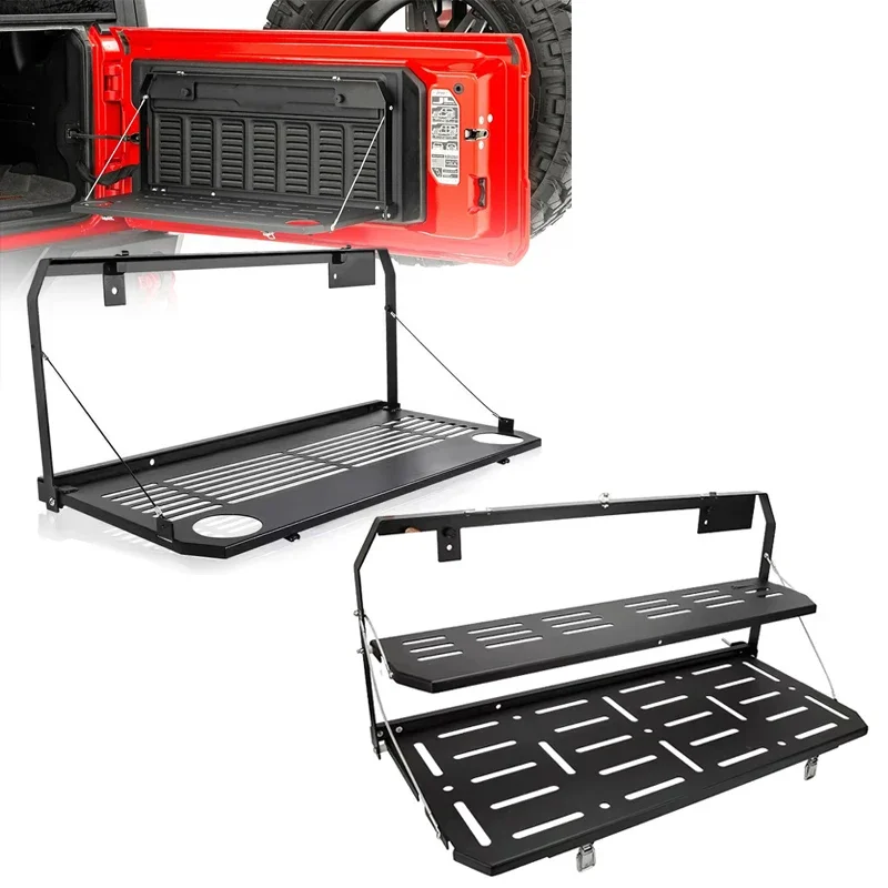 

Tailgate Table Rear Door Foldable Shelf Foldable Storage Rack for Jeep Wrangler JL 2018-2022 for Jeep Wrangler Jk 2007-2018