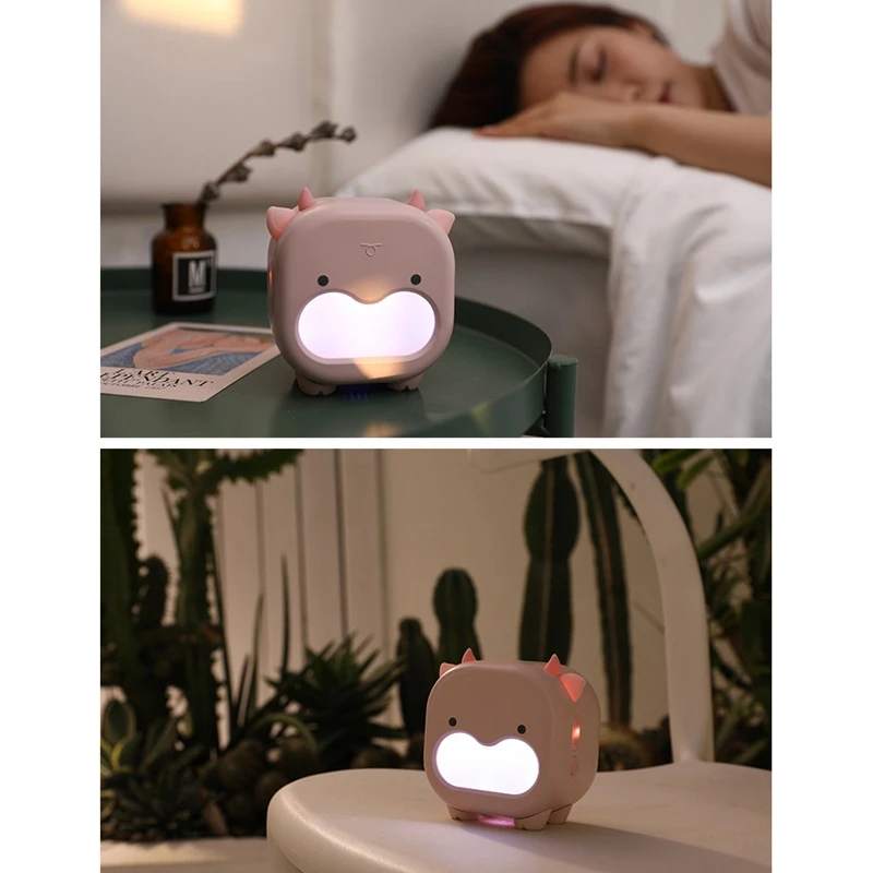 Nordic LED Night Light para o quarto das crianças, lâmpada de cabeceira, carregamento USB, Nightlight bonito