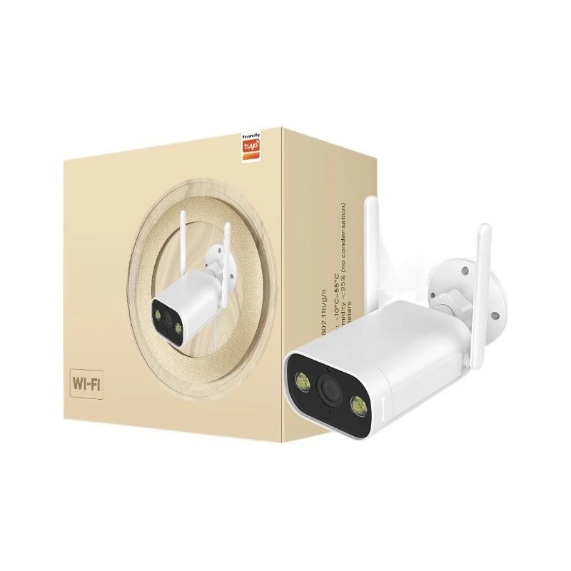 

WiFi Doodle Smart Outdoor Camera 3MP Motion Detection Color Night Vision Bidirectional Audio Security Monitor