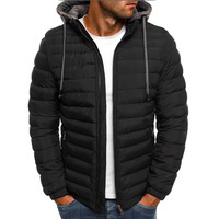 2024 Autumn And Winter Male Loose Overcoat Clothing Outdoor Casual Sportswear Fashion Streetwear Style Hooded Warm Zipper Jacket