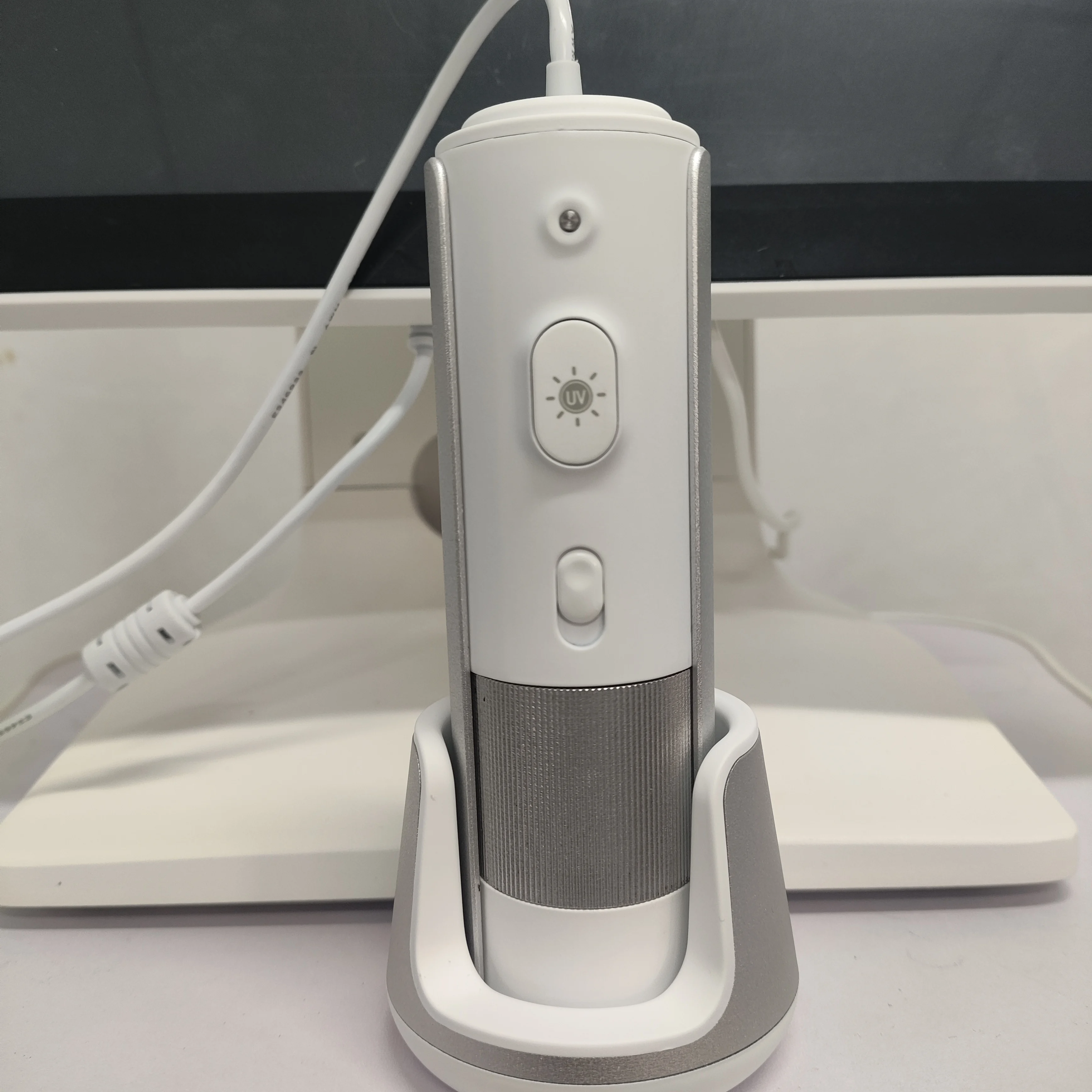 HD Digital Skin Analyzer Professional Hair Scalp Camera Detector Hair Follicle Oil Moisture Test Device 15inch