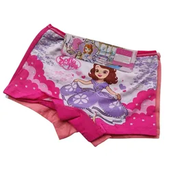 HOT TOYS Girl Cartoon Prints Boxers Fine Cotton Panties Bright Color Frozen Sofia Design Underwear Size S-XL For Kids 110-150