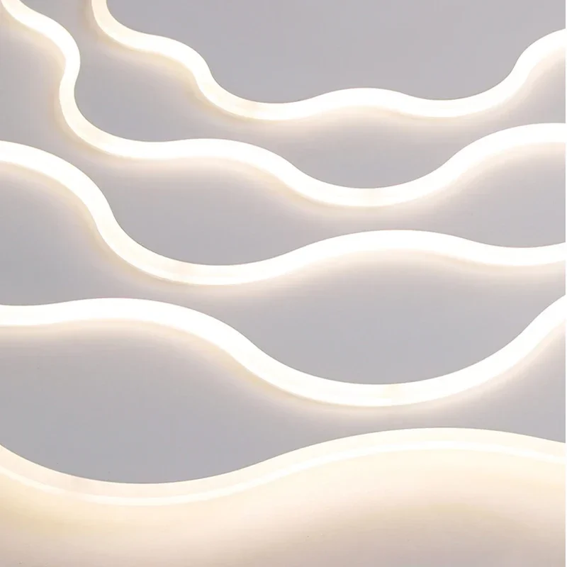 Modern LED Ceiling Light for Living Room Dining Room Bedroom Hall Creative Acrylic Chandelier Dimmable Lighting Fixture Luster