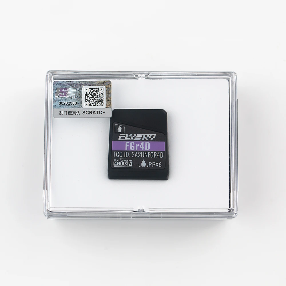 Flysky FGr4D 2.4GHz 4CH AFHDS 3 Built-in Antenna PWM/PPM/i-BUS2/S.BUS/i-BUS Receiver for RC Airplane Car Boat