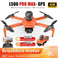 LYZRC L500 PRO MAX GPS Mini Drone 4K Profesional Laser Obstacle Avoidance Camera Dron Foldable Brushless Motor RC Quadcopter Toy