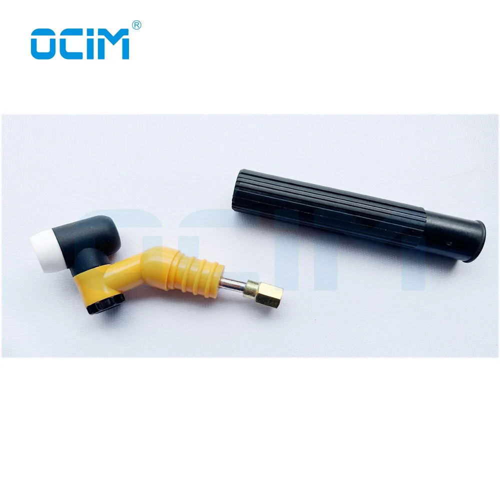 Air Cool and Water Cool Interchangeable Rotary Yellow head Replacement Parts For TIG Welding torch Tools