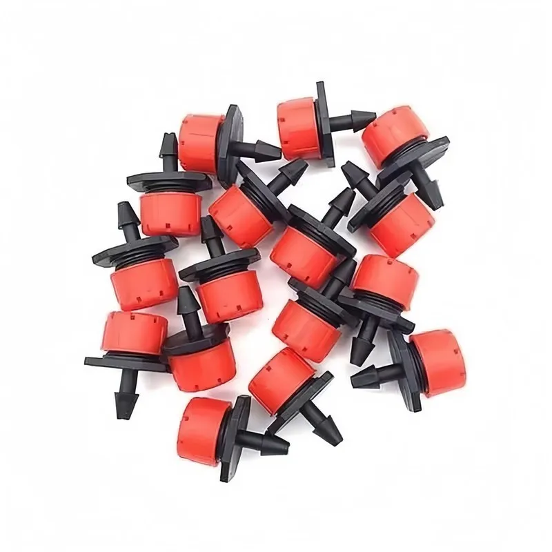 54Sets adjustable 8-hole red cap dripper, precise flow, for landscape, orchard, greenhouse irrigation accessory