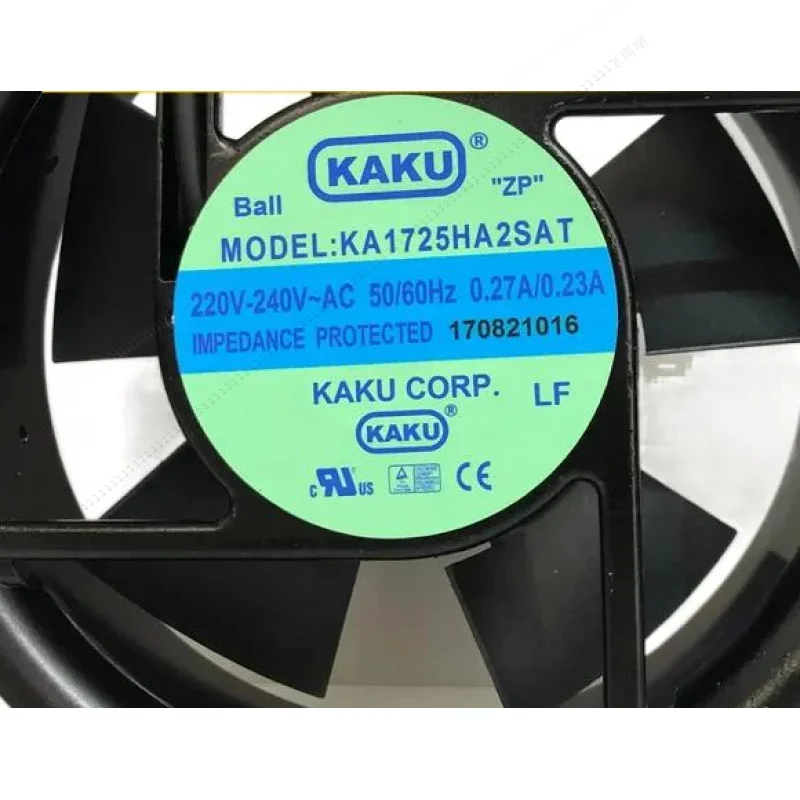 W Kaku KA1725HA2SAT AC 220 В 0,27 А 172X150X51 мм 2-проводной охлаждающий вентилятор для сервера