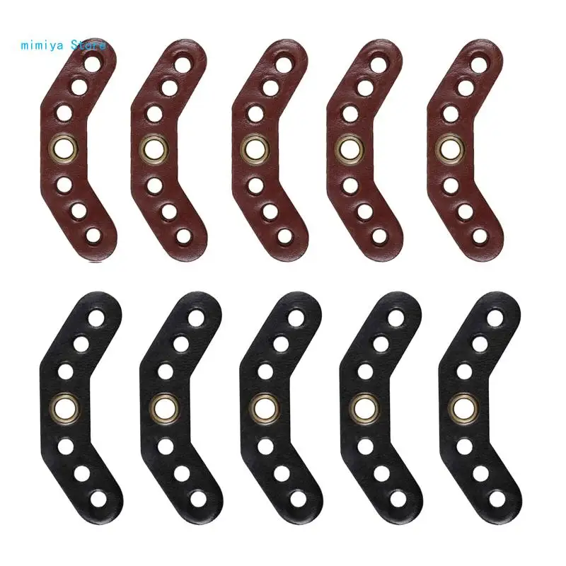 

pipi 5Pcs Compound Bow Wrist Sling Yoke Bracket Mount Rack with Metal Grommet