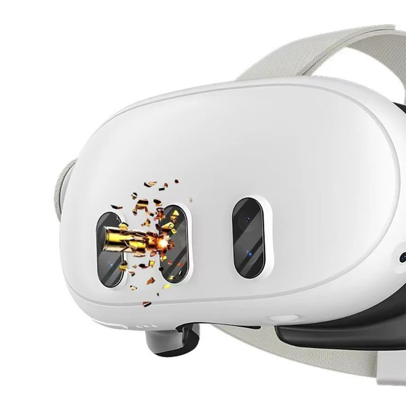 ตัวป้องกันเลนส์กันน้ำกันฝุ่นสำหรับแว่นตา MetaQuest 3 ใช้งานง่าย