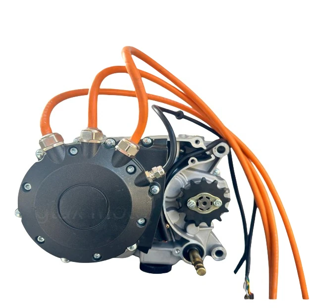

72V 8000RPM intermediate drive motor with clutch for electric motorcycles and electric off-road vehicles