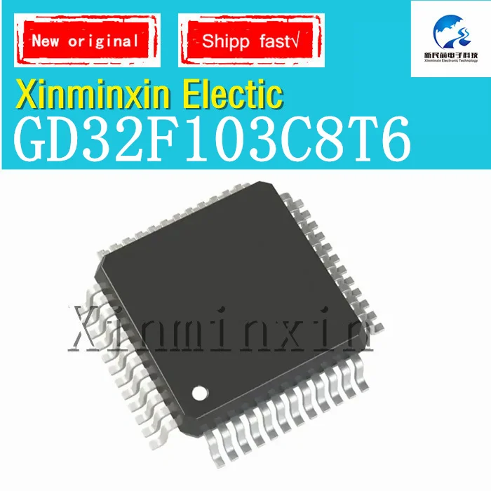 1-10PCS/LOT GD32F103C8T6 GD32F103 C8T6 LQFP-48(7x7) 32-bit microcontroller  IC Chip New  Original In Stock