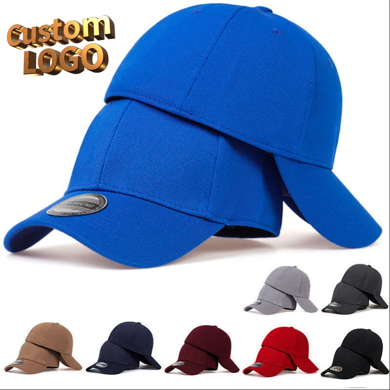 Custom Logo Fully Enclosed Hat Men\'s Fashion Spring and Summer Post-sealing Baseball Cap Women\'s Outdoor Sunshade Hip-hop Hats