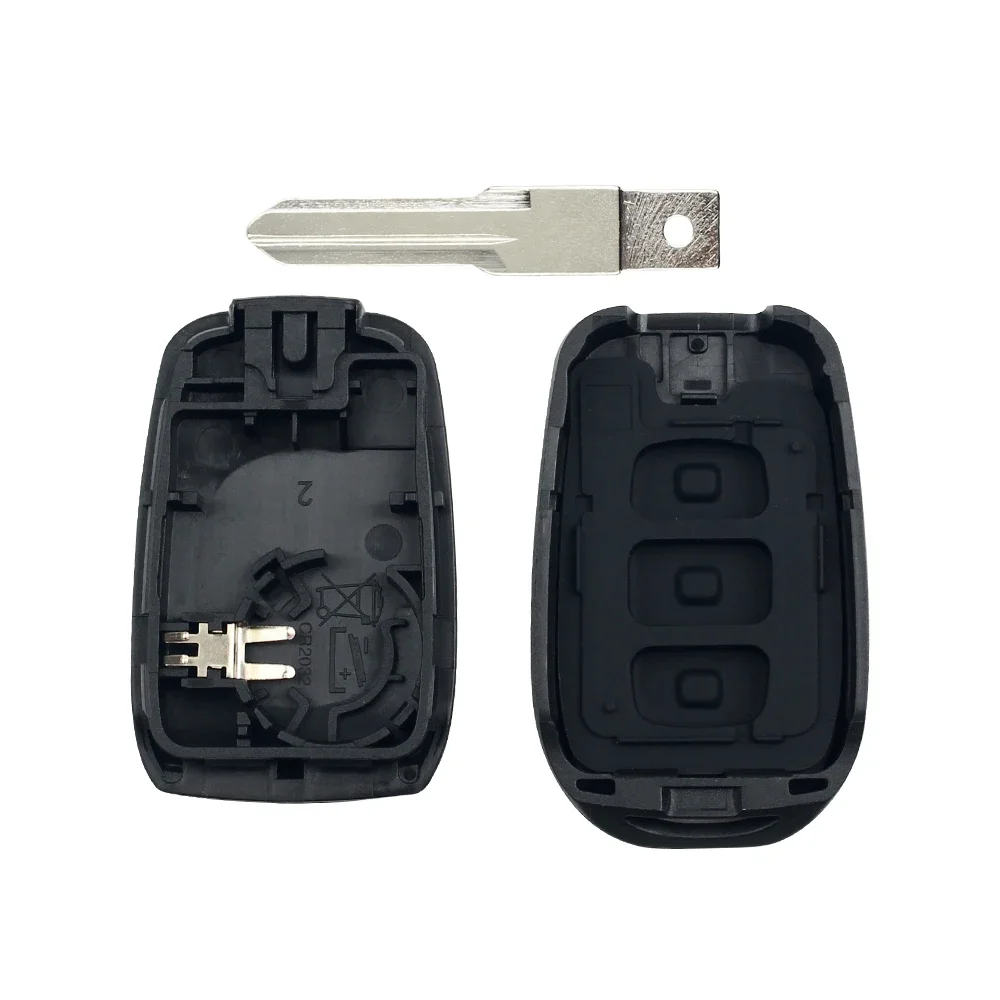 KEYYOU per Renault per Renault Sandero Dacia Logan Key Case Cover 2/3 pulsanti Remote Car Key Shell Fob