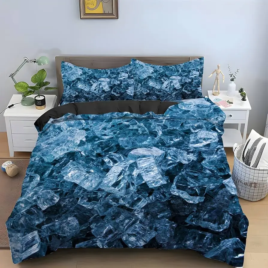 set-copripiumino-ice-cube-con-motivo-3d-ghiaccio-set-biancheria-da-letto-matrimoniale-singolo-in-microfibra-copripiumino-estivo-rinfrescante-per-tutti-2-3-pezzi