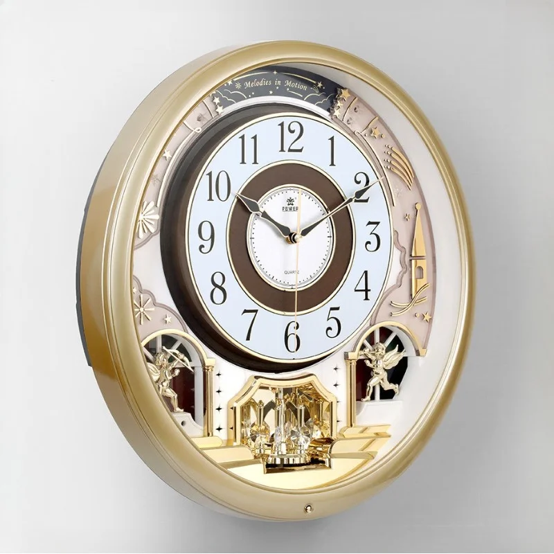 music timetelling wall clock fashionable luxury living room clock creative designer orologio da parete living room furniture
