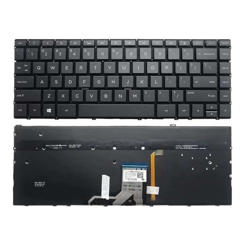 SS+New Black US English Layout Backlit Laptop Keyboard For HP Spectre x360 13-AC 13-W 13-AE 13-AD Replacement Part
