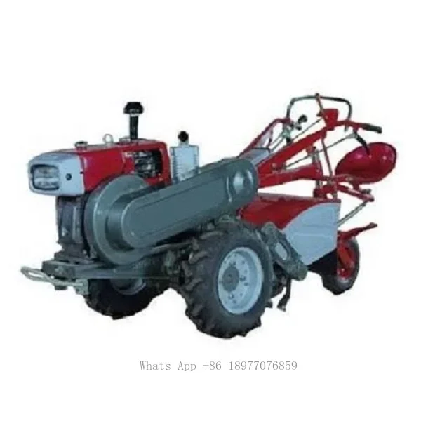 Two Wheel Farm Garden Tillers Cheap Mini Hand Tractors Small Tiller Walking Tractor with Engine 2024