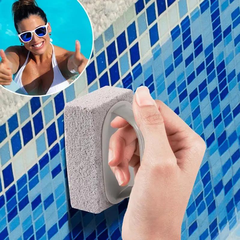 

Pool Cleaning Block Pumice Stone For Cleaning Handheld Grout & Concrete Cleaning Calcium Remover For Pool Tile Pumice Stone For